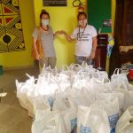 Doação de cestas básicas para a Aldeia Vertical Maracanã